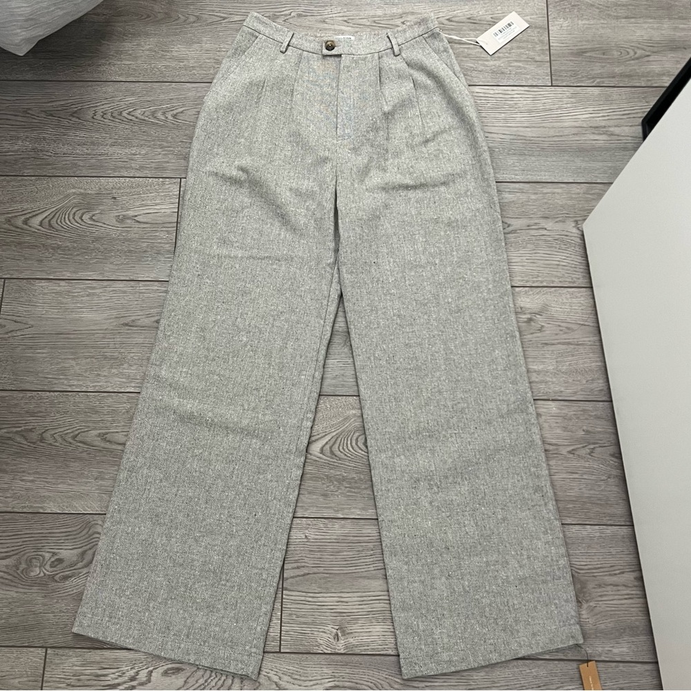 BRAND NEW WITH TAG Reformation Montauk Pant - Grey 8P NWT